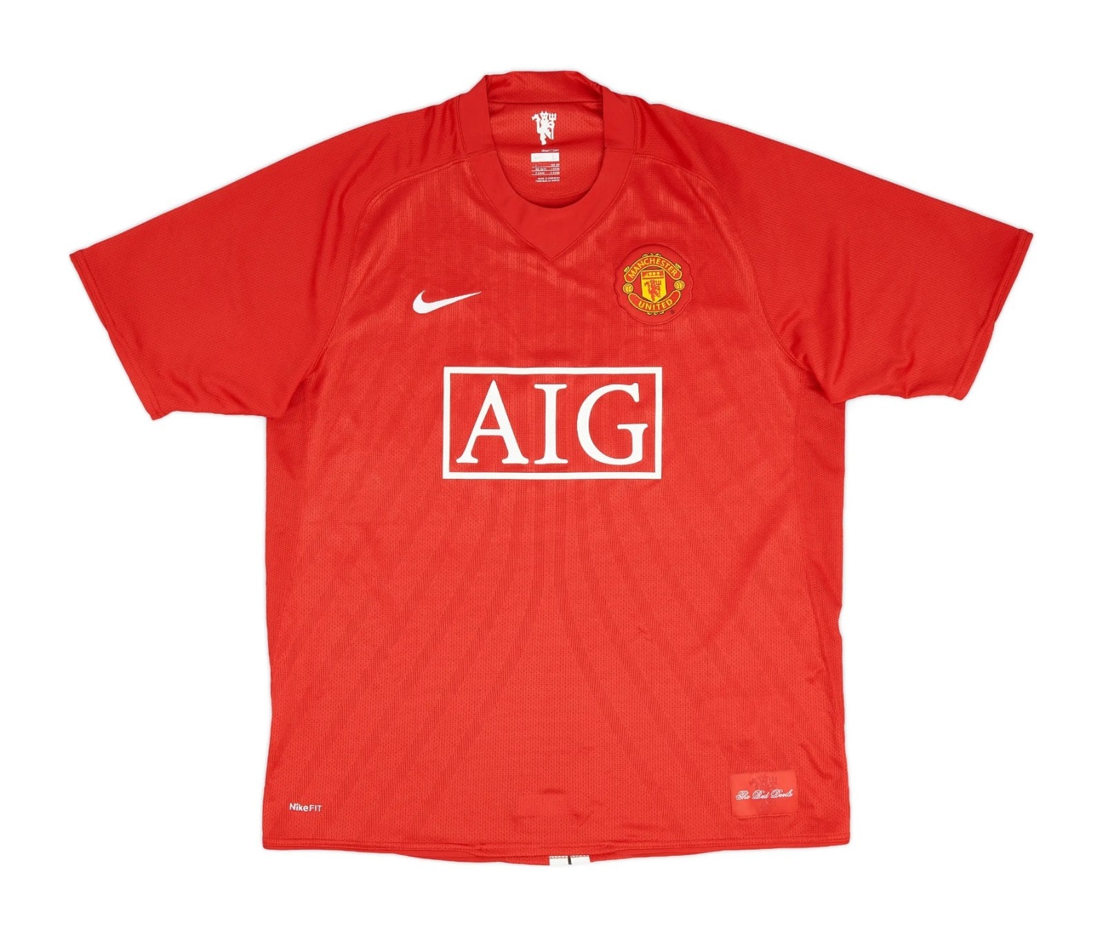 Man Utd 07/08 Home  shirt